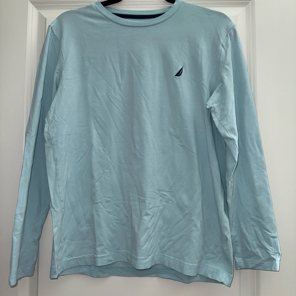 Nautica Light Blue Long Sleeve Tee